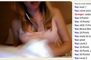 why not with blonde boyfriend at home