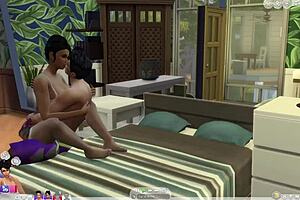 CARDI B'S SEX TAPE IN SIMS 4 SHOWS CLOSE UP PUSSY ACTION!