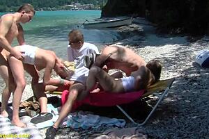Public Family Therapy Turns Into Beach Orgy