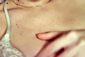 Elzakom shows off her sweet tits in lingerie.