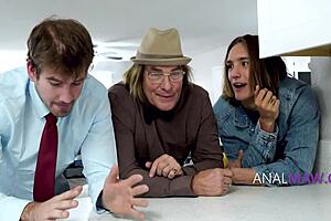 Owner calls dibs on that pussy, but family takes the ass and mouth.