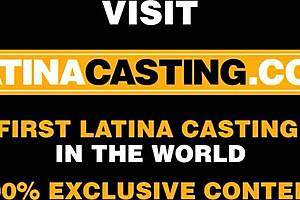Petite Colombian Cutie Railed Hard In Fake Casting