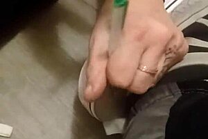 my friend has fun trashing my sneakers, it's crazy!