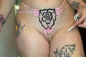 Hot Brunette Plays With Ass And Pussy, Squirting!