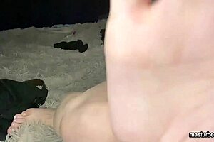 Fingering pierced pussy while fingering asshole