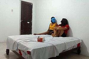 Girlfriend Teaches Best Friend Intense Blowjob Skills