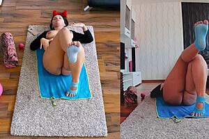 i crave that wet curvy milf ass during naked workout