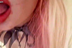 Confident beauty with wet pussy mystery in tight lingerie