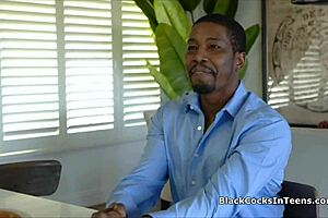 Milf And Teen Share Big Black Cock