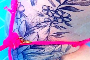 Is this risky public sex with petite tight pussy in the pool?