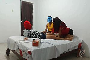 Girlfriend Teaches Best Friend Intense Blowjob Skills