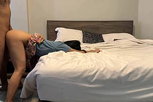 Friend's Wife Cheats with Doggystyle Fuck in Hotel