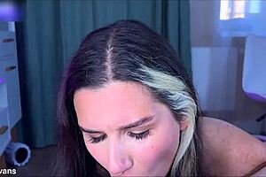 You Won't Resist My Sloppy Ball Licking Blowjob