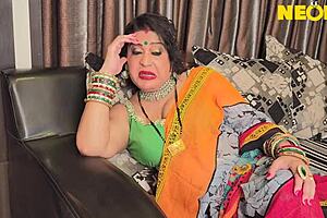 Chubby desi bahu gets intensely fucked by her old sasur ji