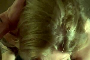 A hot MILF gives her husband an amazing blowjob until he finishes