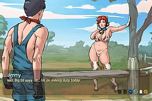 My best friend sally says, 'ride my big tits and drink milk'