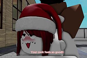 Red-Haired Whore Receives Big Black Cock Treatment