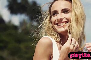 Petite Ukrainian Milf Strips At The Beach And Shows Her Nude Body