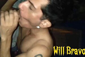 Grindr Cruising - Meti A Piroca No Angolano Dotado Depois De Deixar A Pica Dele Toda Babada