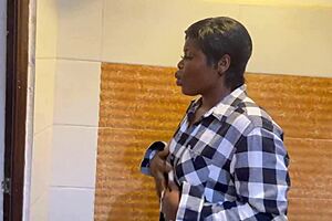 step sister peeps on step brother in bathroom quickie