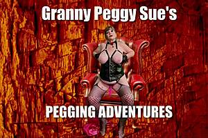 i love granny peggy sue pegging me before a wild cowgirl ride