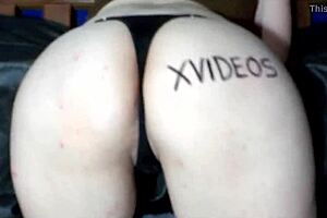 Blanca masturbates her big tits in lingerie