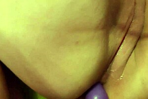 Wow, that vibrator slides into the tight ass for intense anal pleasure and assfucking