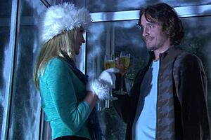 Young Attractive Couple Has Intense Sex On Cold December Evening