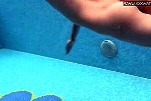 lady dee cute shy czech teen swimming