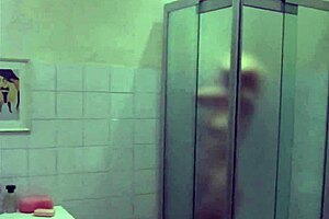 Sexual shower girl was in a state of panic
