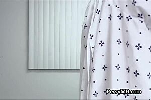 Doctor's checkup turns into steamy threesome with nurses