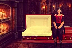 Granny vampyra got her pussy eaten and dicked to orgasm