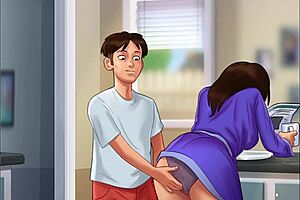 I just cummed inside my stepmother in missionary with her shaved pussy 😍