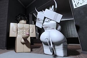 i breed a roblox demon slut in a condo with blowjob, doggystyle, and monster cock assfucking.