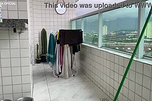 That employee's ass is so hot, teasing in shorts?