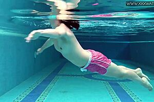 lady dee cute shy czech teen swimming
