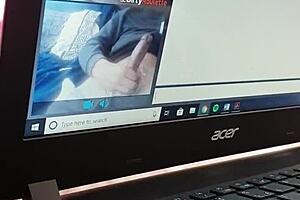 I am a horny teen masturbating on cam, fingering my pussy to orgasm