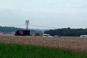 Little teen girl gets cum on face in public gang bang threesome