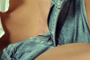 blonde nanny angelika grays meets boss in kitchen for filthy fun