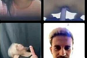 Girls in Instagram touching each other like whores