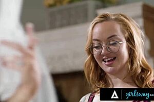 Emma Magnolia shows Holly Day a real striptease.