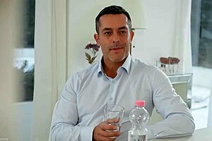 blonde nanny angelika grays meets boss in kitchen for filthy fun