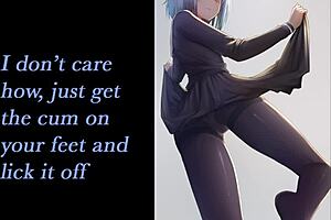 ginko sora's feet in leggings for your joi cei 😍👣