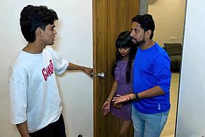 Have Fun With A Friends Girlfriend In Homemade Bisexual Ass Play