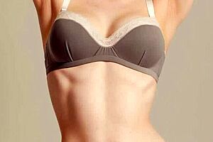 Girls In Flowery Underwear Showing Panties, Feet, And Barefoot In Lingerie