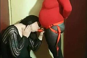 Sissy fuck with a collection of anal to mouth action