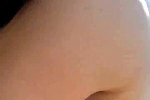 Milf couple caught in forest doggystyle with monster cock and big tits exposed.