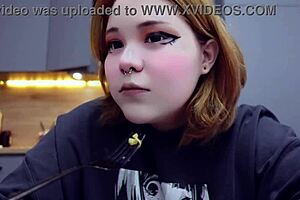 fat alternative pretty cute chubby amateur in mugbang