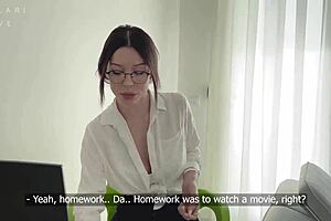 Foreign Student Fucks Russian Teacher Hard