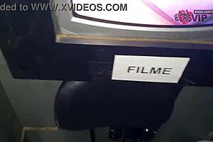 Old slut swallows cum at gloryhole